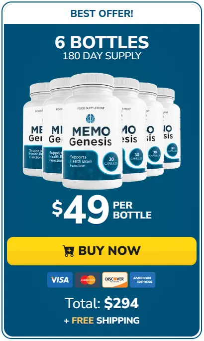Buy MemoGenesis 6 Bottle